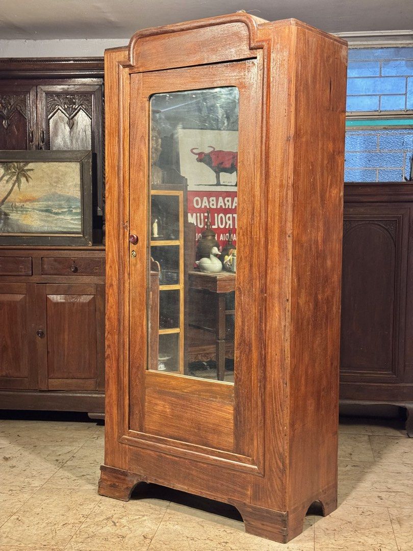 Vintage Solid Narra Aparador Wardrobe (Category: Shelves, Cabinets & Racks) located in Manila. Submitted by sinaunang_gamit (Listing ID 1440851973, Image 2). Description: Vintage Solid Narra Aparador Wardrobe Height: 77 inches Length: 36 inches Width: 17 inches ₱9k.