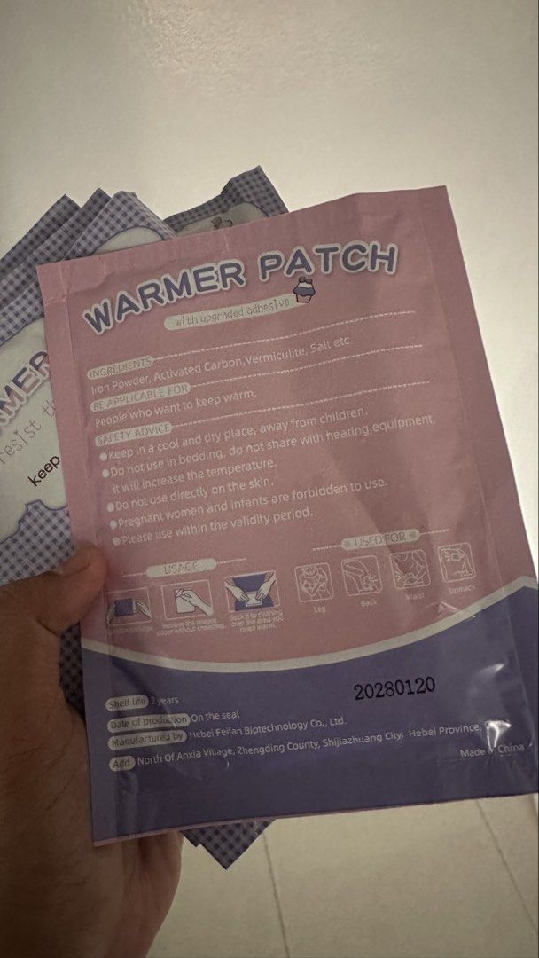 Warmer Patch (Category: Body Care) located in Angeles City. Submitted by dbydonna (Listing ID 1440939921, Image 2). Description: 15 / each.