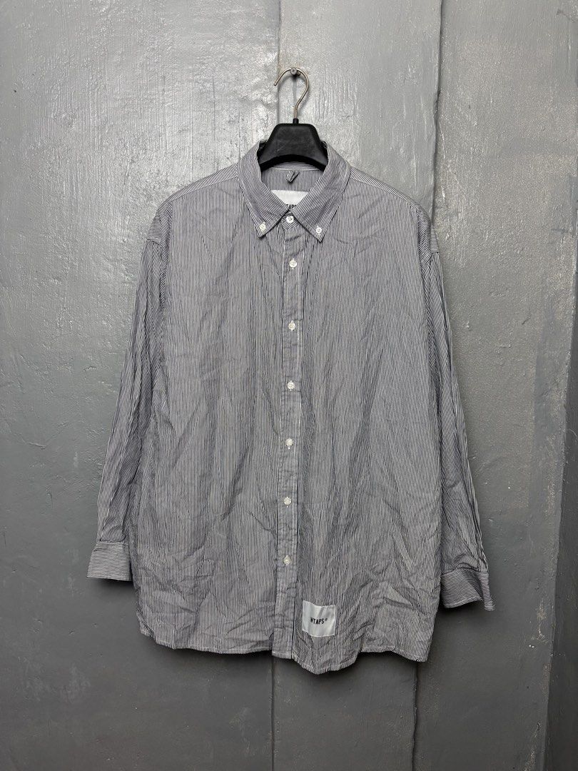 WTAPS Japan Oversized L/S Buttondown Polo (Category: Tshirts & Polo Shirts ) located in Mandaluyong City. Submitted by fellas_ph (Listing ID 1440883858, Image 1). Description: Excellent condition No issues Size L-XL Oversized 28" Width 31" Length.