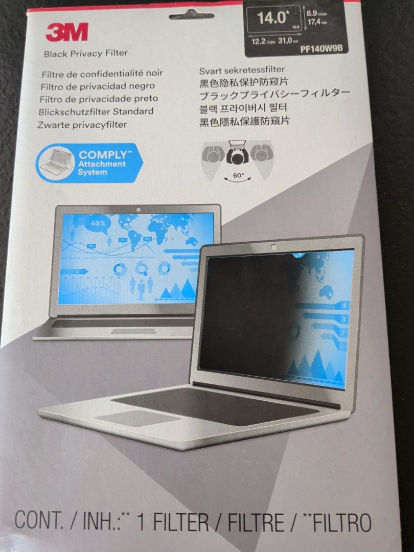 3M 14.0" 16:9 Screen Protector PF140W9B469151147109928960