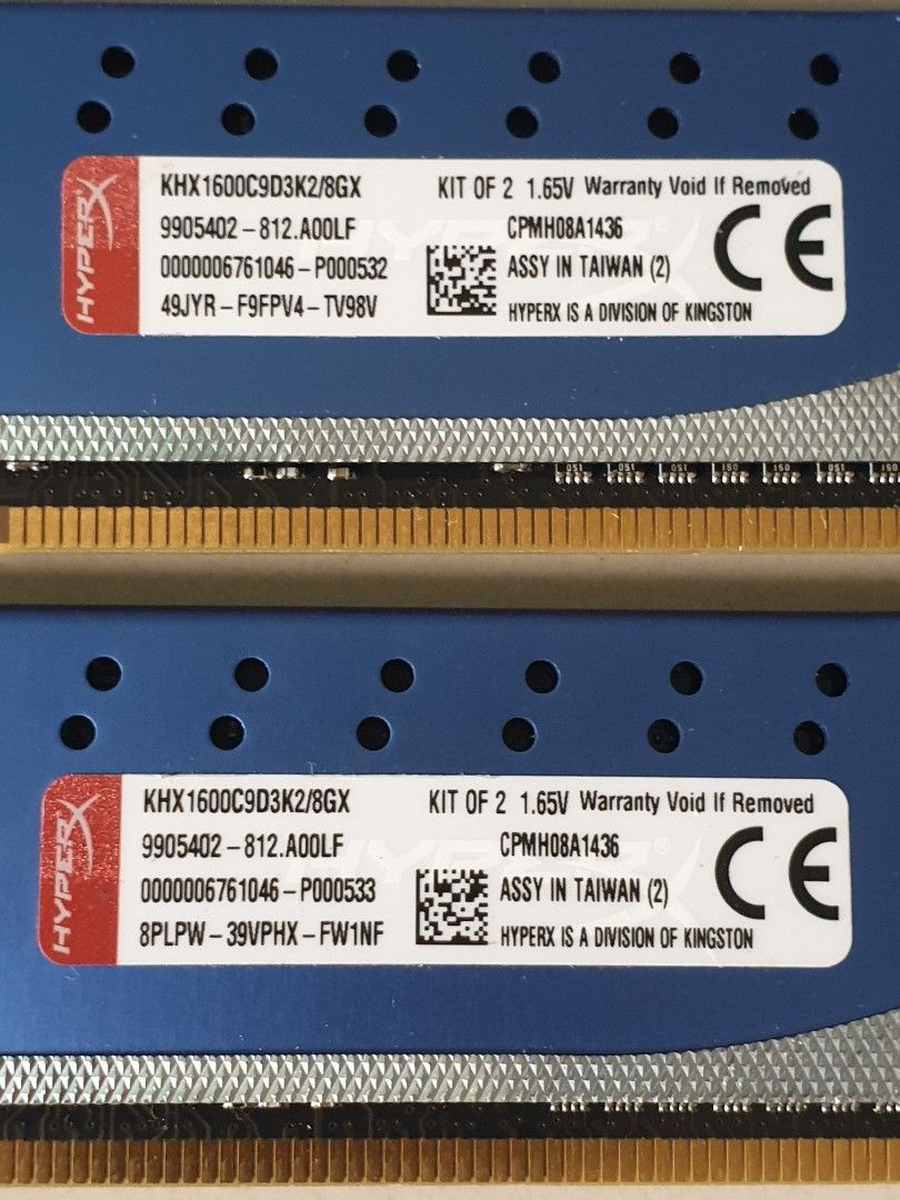 2x HyperX Genesis DDR3 RAM Modules469291908580648961