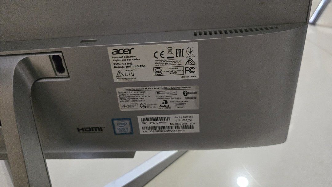 Acer All-in-One Desktop Computer469265667211939844