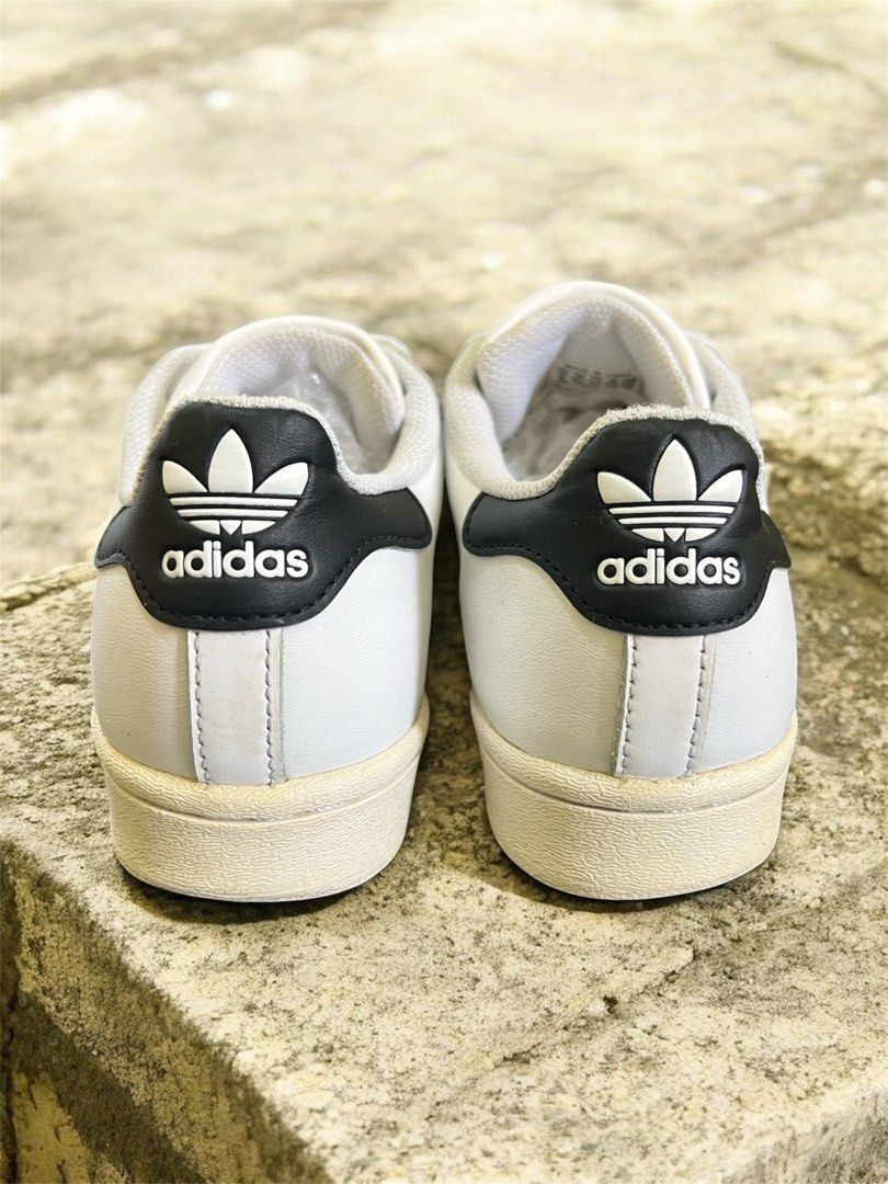 Adidas Superstar Black & White Size 36 (Category: Sneakers) located in Tabaco. Submitted by _thehouseofgirlies (Listing ID 1441063165, Image 3). Description: Adidas Superstar Black & White Size: 36 Scuffs.