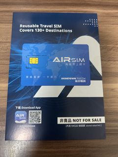 AirSim Borderless Data SIM Card476305785535211520