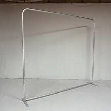 Aluminum Backdrop Stand 8x8ft (Category: Lighting & Studio Equipment) located in Quezon City. Submitted by trishiaa21 (Listing ID 1441006494, Image 1). Description: On hand available. - Sturdy metal construction for durability. - Ideal for parties, weddings, photo booths, trade shows, and more. - Versatile for hanging banners, fabric, or floral arrangements. - Creates a clean and professional backdrop for any event..