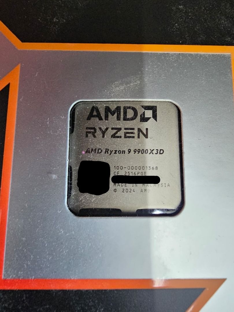 AMD RYZEN 9 9900X3D (BOX)469155677472051200