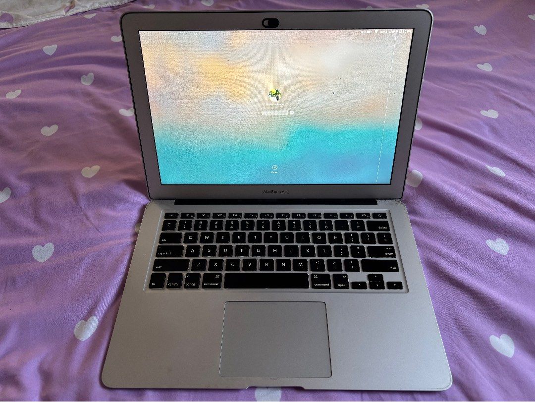 Apple MacBook Air Laptop (13”) (Category: Laptops & Notebooks) located in Cainta. Submitted by audreyfel (Listing ID 1441054782, Image 1). Description: - 13” - Used MacBook Air, still works great - Perfect for everyday tasks and schoolwork - Bright and clear screen however the only issue is a minor line on the LCD screen - Responsive keyboard - Includes original charger and box Feel free to ask any questions! Still negotiable. .