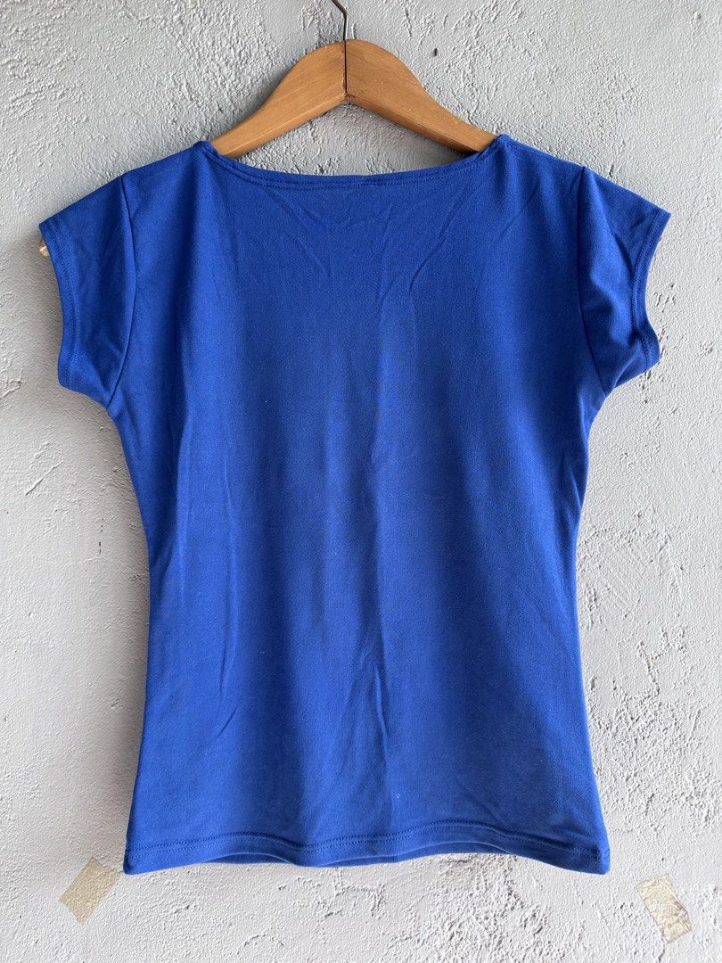 Basic Short Sleeve T-shirts - Blue, Nude, Grey (Category: Shirts) located in Binan City. Submitted by forgetmenot_ph (Listing ID 1440970931, Image 2). Description: - Bundle of 3 fitted short sleeve t-shirts - Colors: Royal Blue (square neckline), Nude/Beige, Light Grey - Versatile: Great for layering or wearing on its own - Comfortable and stylish basic essentials - 70php each, take all: 180php!!!.