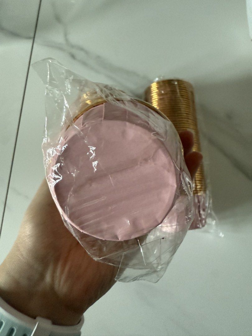 BN Pink Cupcake case liners with gold interior469338904876165123