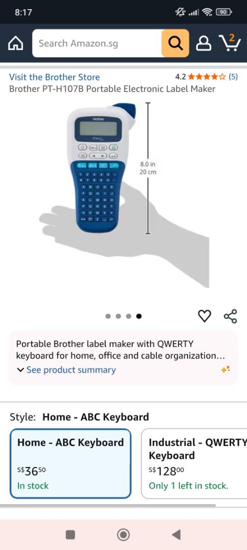 Brother Portable Electronic Label Maker469041553333309441