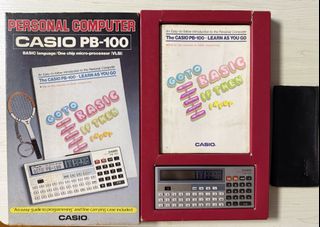 CASIO PB-100 Personal Computer with Manual and Accessories477248479749089280