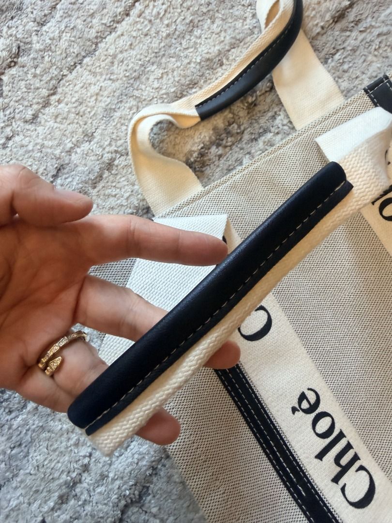 Chl*e Woody Medium Tote (Category: Luxury Bags & Wallets) located in Caloocan City. Submitted by bbagsandpreloved (Listing ID 1390561289, Image 2). Description: Overrun quality Brown Sold Out, Black Available Lining: 100% Cotton Canvas Size: Width: 37cm, Height: 26cm, Depth: 12cm, Strap Drop: 24cm 1 spacious main compartment 1 internal flat pocket No extra strap Perfect Tote/Shopping Bag No returns, No exchange, No refunds. Buy as is. Can provide