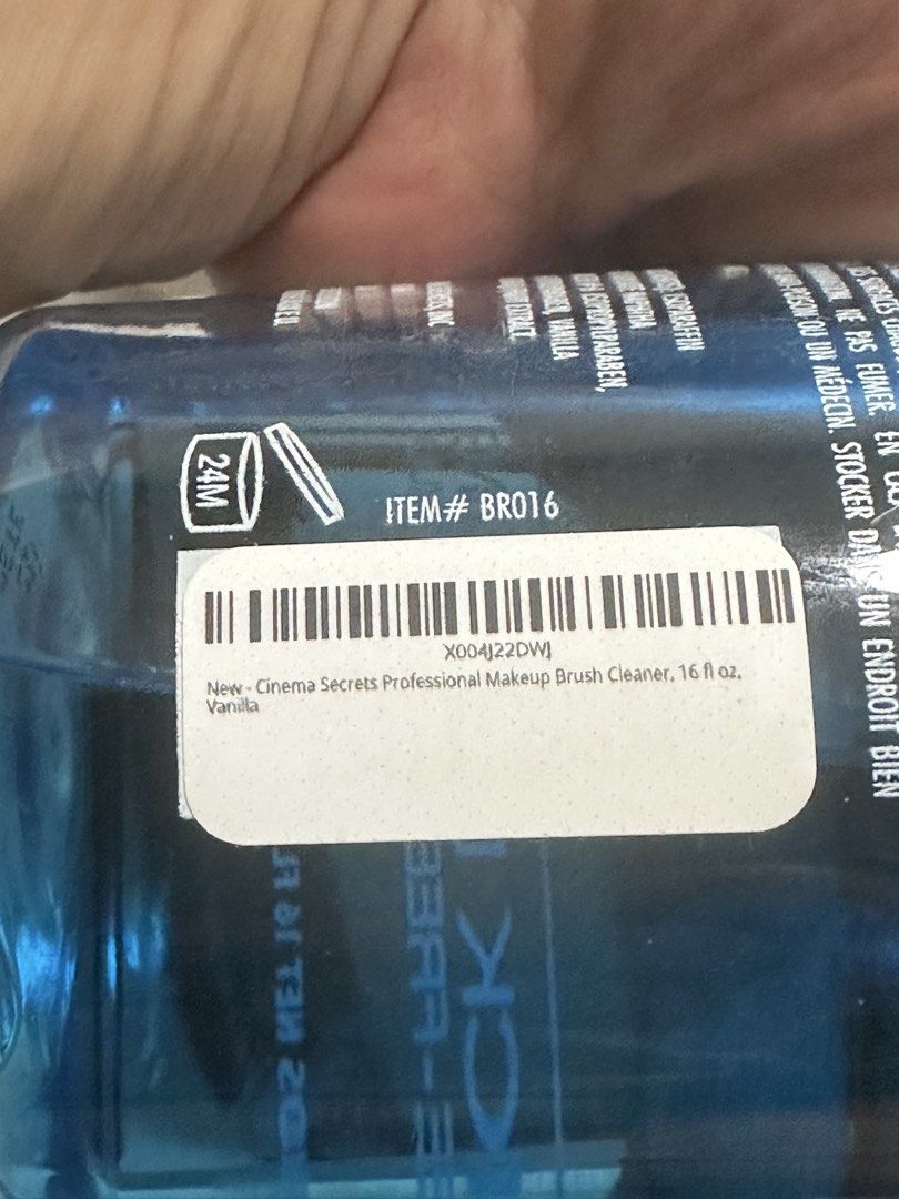 Cinema Secret Make up brush cleaner (Category: Makeup) located in Pateros City. Submitted by stuffcornerph (Listing ID 1441052750, Image 3). Description: Bought in US.. 80% Full.. 473 M.