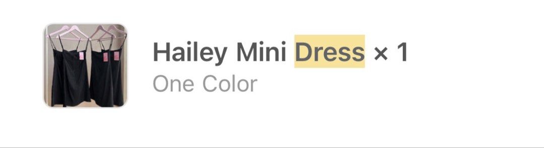Clothes for Breakfast Hailey black mini dress (Category: Dresses) located in Las Pinas. Submitted by butterbeam (Listing ID 1440974125, Image 3). Description: Clothes for breakfast Hailey Mini Dress - PHP150 RFS: decluttering MOP - GoTyme, BPI, GCash MOD - Same day delivery, GGX, LBC.