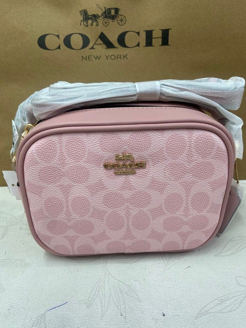 Coach Mini Jamie Camera Bag (Category: Cross-body Bags) located in Manila. Submitted by authenticbagswatchesco (Listing ID 1441117584, Image 2). Description: BODEGA SALE♨️ 100% Authentic Coach -Made in Vietnam / Japan Import New camera bag collection Price ₱3,799 + shipping fee These are Coach Mini Jamie Camera Bags featuring the signature coated canvas and adjustable crossbody straps ✅ 100% Authentic ✅ Complete Inclusions ✅ actual photo 📌 Limit
