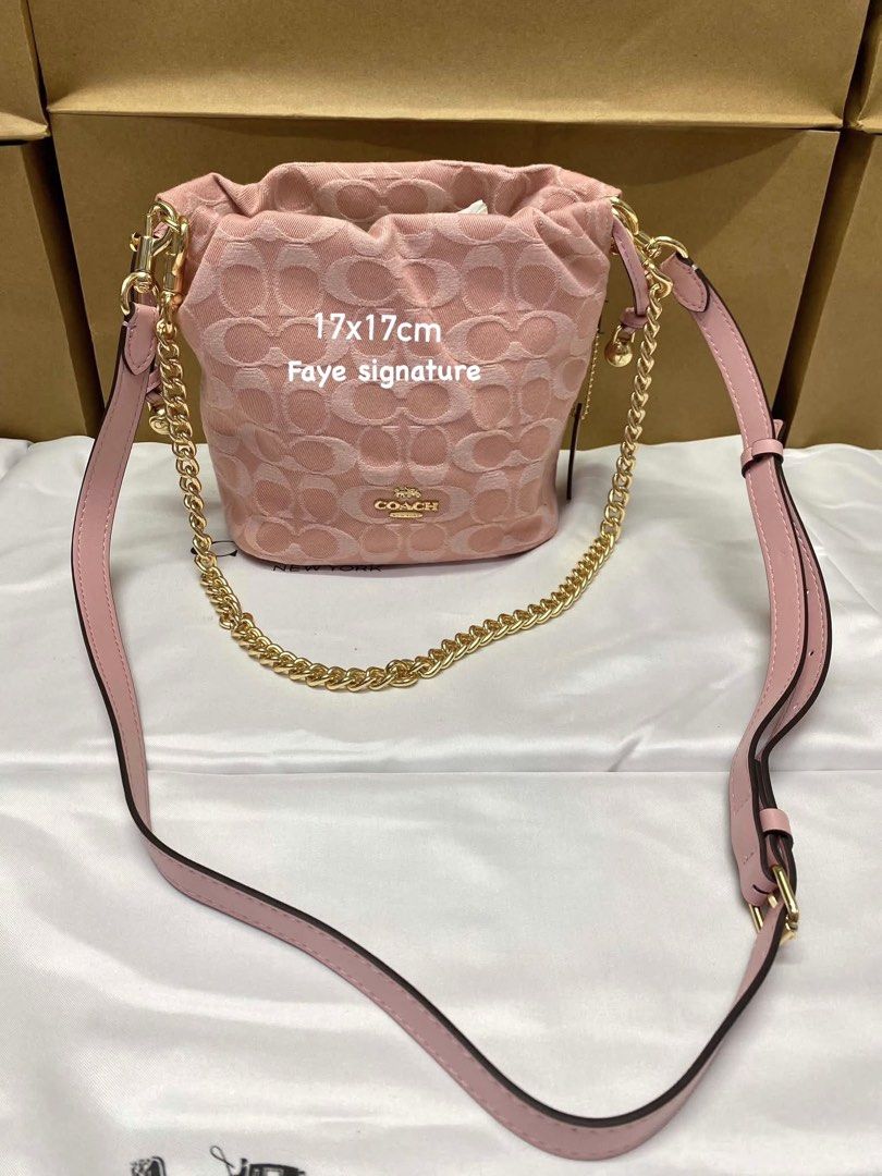 Coach Faye Denim Pink (Category: Luxury Bags & Wallets) located in Bulacan. Submitted by mykakarizza (Listing ID 1441037124, Image 1). Description: Pink girlies!! ₱1900 onlyyy🥹 Faye Denim Pink Complete inclusions (Paperbag, dustbag, plastic, cards) 📸 Actual pics! 🙋🏻‍♀️ ─── ✦ ─── ✦ ─── ✦ ─── ✦ ─── 🛍️ LOOKING FOR MORE RESELLERS 🛍️ ✨ Buy 3 pcs of ANY items — FREE SHIPPING NA!🚚 ✨ Buy 10 items → FREE SF + ₱50 OFF EACH! 💖 PM us for 30 pcs & up 
