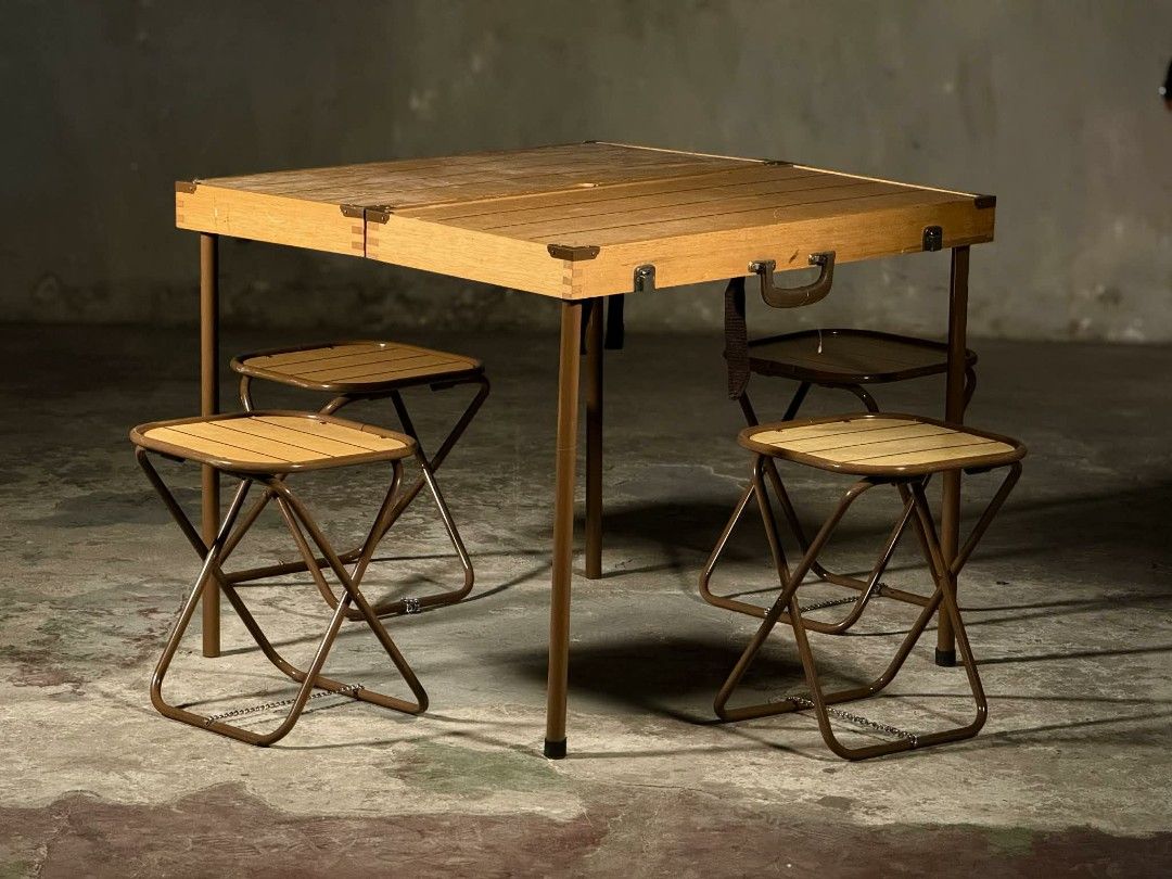 Collapsible folding table and chair set (Category: Dinnerware & Cutlery) located in Manila. Submitted by mightyfox.28e9a1 (Listing ID 1440956954, Image 1). Description: .