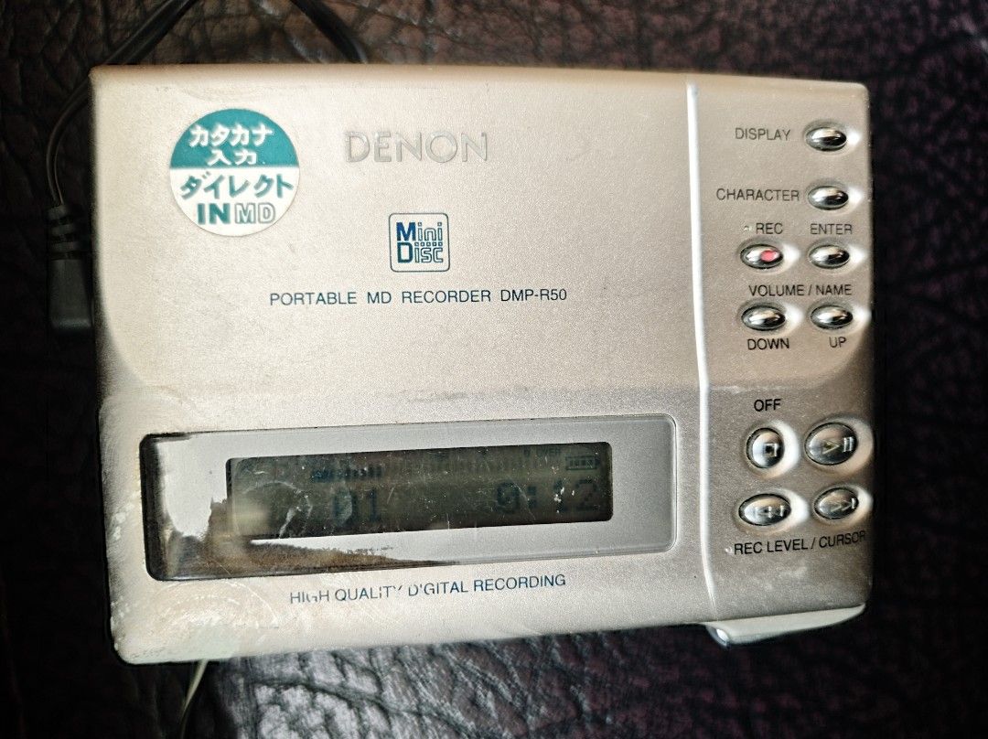 DENON DMP-R50 MiniDisc player 錄音機MD機, 音響器材, 其他音響配件及