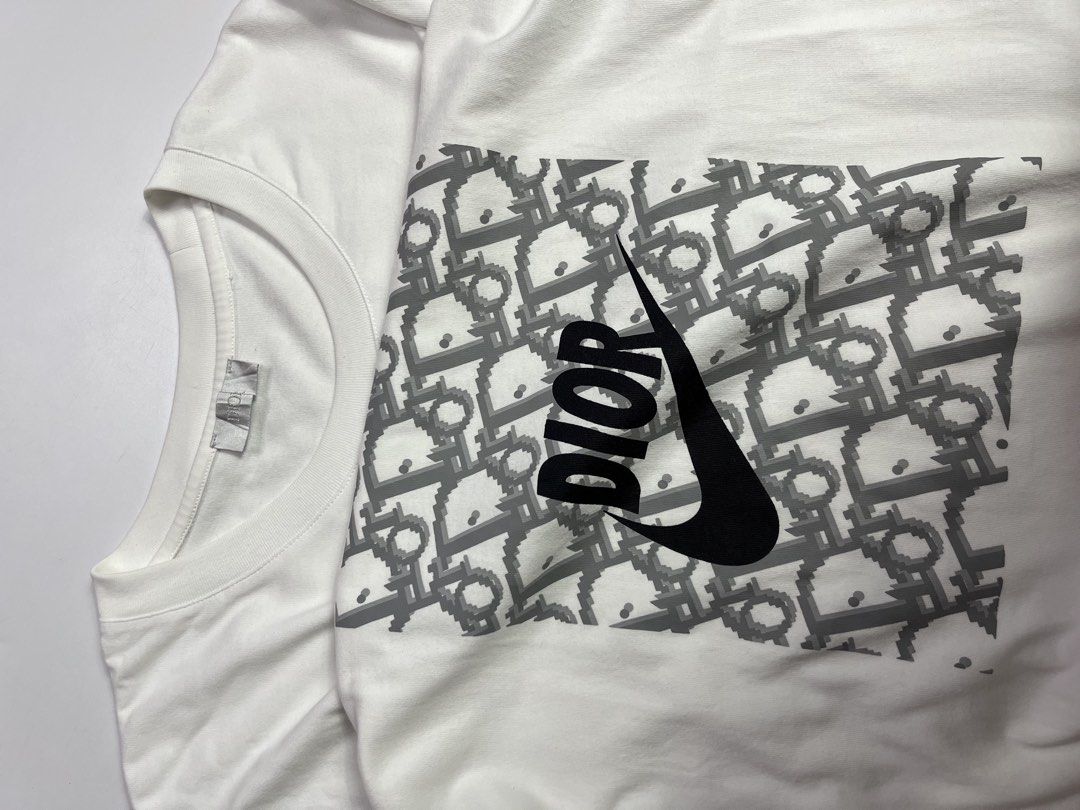Dior x Nike (Category: Tshirts & Polo Shirts ) located in Lipa City. Submitted by _thriftitcloud (Listing ID 1441106368, Image 2). Description: 21x28.