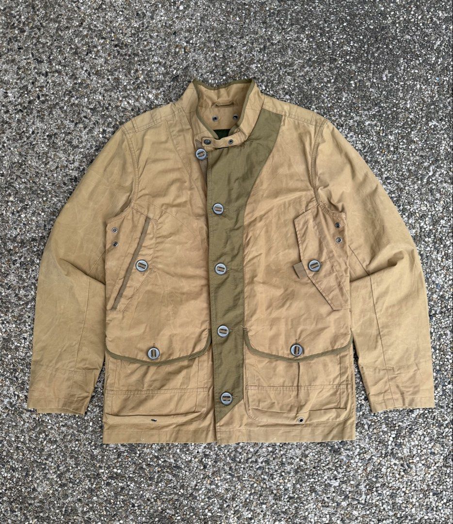 Eddie Bauer Waxed Cotton Hunting Jacket (Category: Coats, Jackets and Outerwear) located in Quezon City. Submitted by though.bare (Listing ID 1441079010, Image 1). Description: Fits on S-M for Men In good, worn condition. No major flaws. High quality fabric and construction Width : 21" Length : 29" Sleeve : 25" Shoulder : 18" No-when worns. Listings not marked sold/reserved are available. These are preloved/used items, manage expectations. Visit 