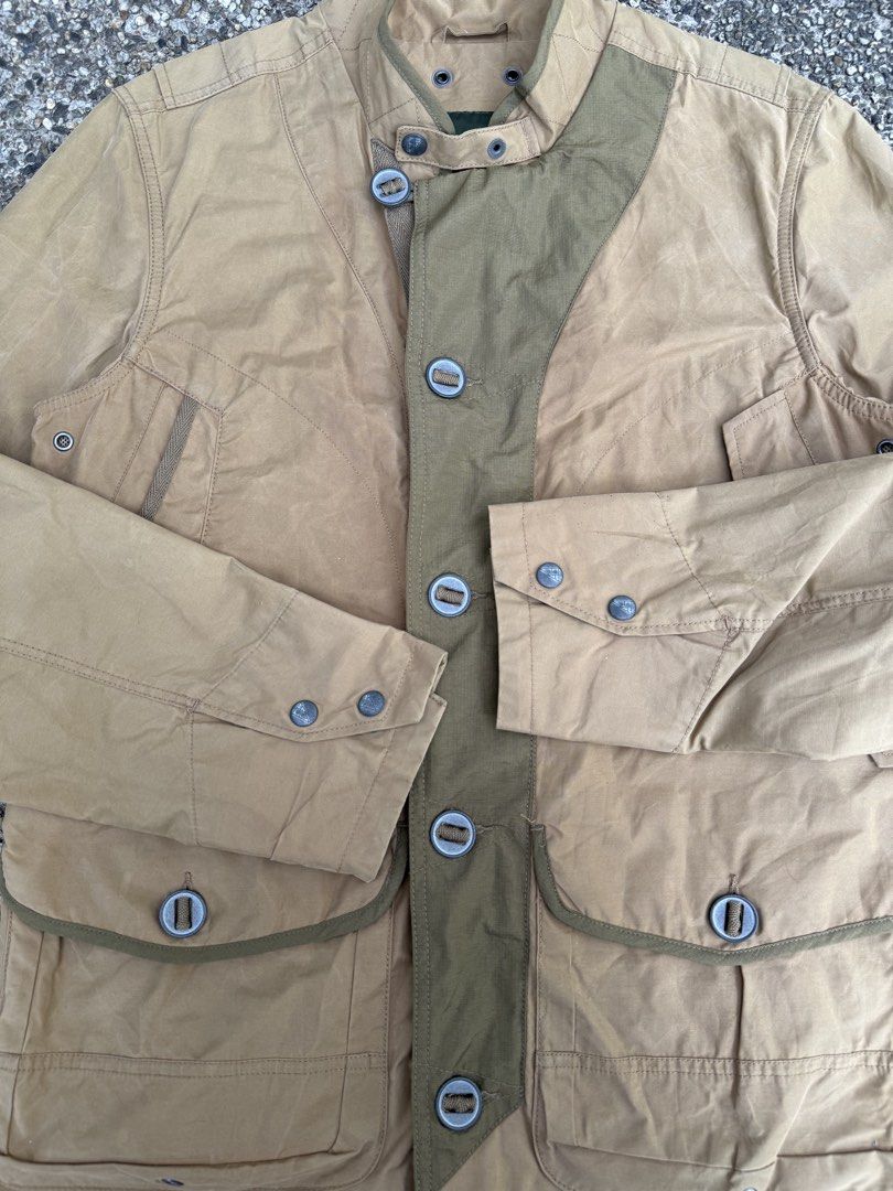 Eddie Bauer Waxed Cotton Hunting Jacket (Category: Coats, Jackets and Outerwear) located in Quezon City. Submitted by though.bare (Listing ID 1441079010, Image 3). Description: Fits on S-M for Men In good, worn condition. No major flaws. High quality fabric and construction Width : 21" Length : 29" Sleeve : 25" Shoulder : 18" No-when worns. Listings not marked sold/reserved are available. These are preloved/used items, manage expectations. Visit 