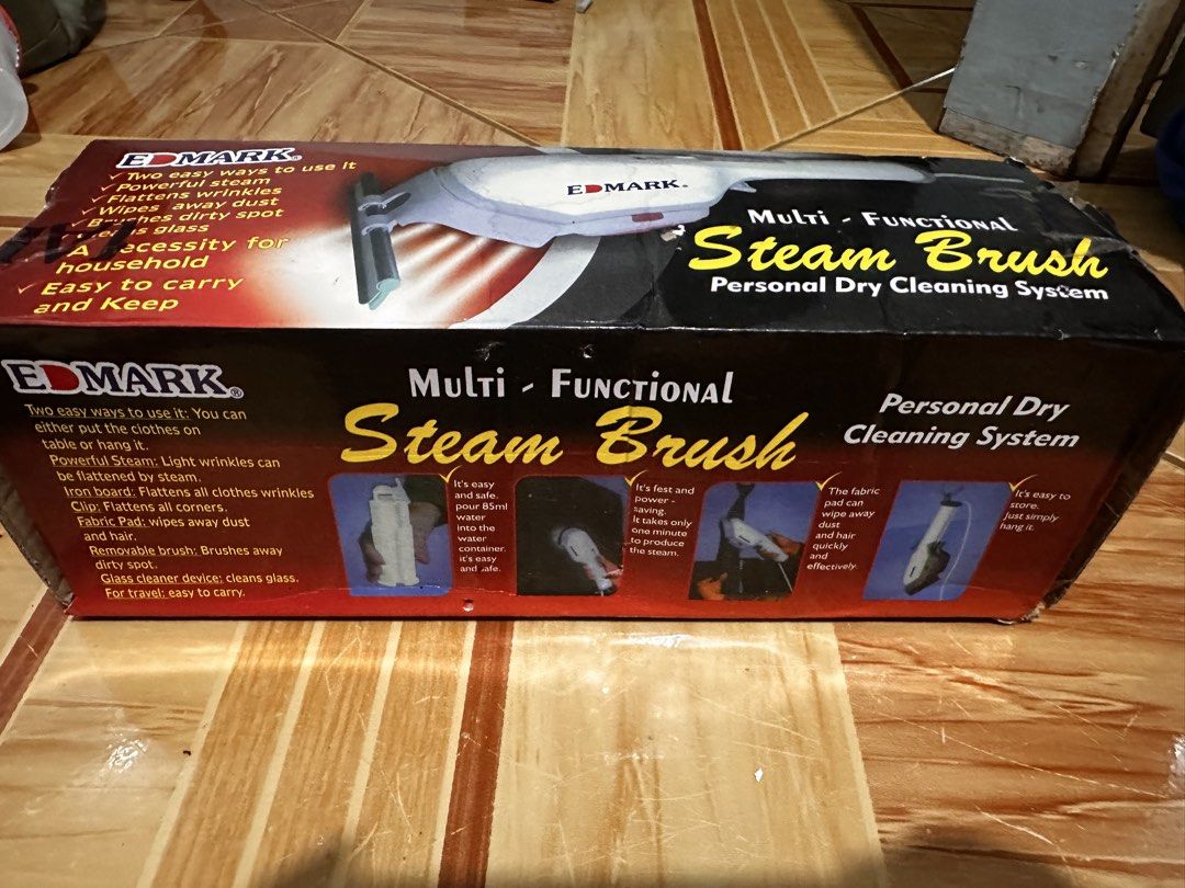 Edmark Steaming Iron (Category: Irons & Steamers) located in Manila. Submitted by lanapanganiban (Listing ID 1441096934, Image 1). Description: ✅ Portable and user-friendly ✅ Light and handy ‼️RFS: Need funds (Can send vid via dm, just message me).