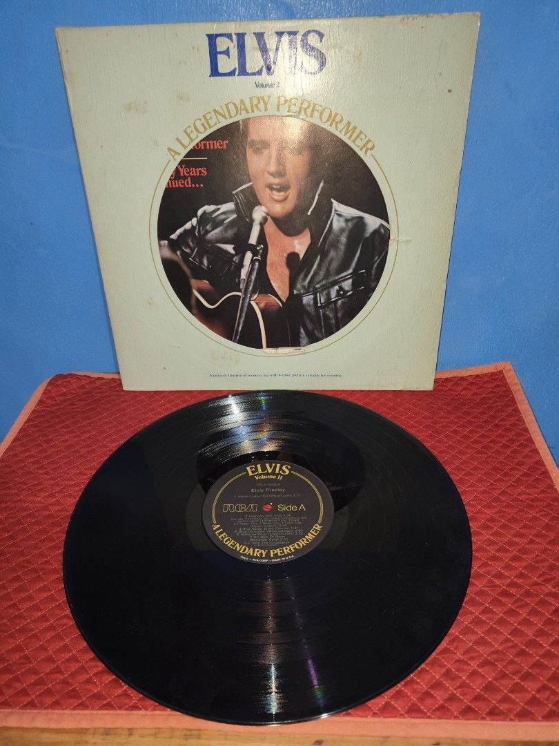 Elvis A Legendary Performer Volume II Vinyl Record (Category: Vinyls) located in Antipolo. Submitted by rllenrapnap (Listing ID 1441092818, Image 2). Description: - Elvis Presley 'A Legendary Performer Volume II' vinyl record - made in USA - working - Features iconic songs: 'Harbor Lights', 'Blue Hawaii', and more - Original RCA release - A must-have for any Elvis Presley collection - Comes with the original album sleeve.