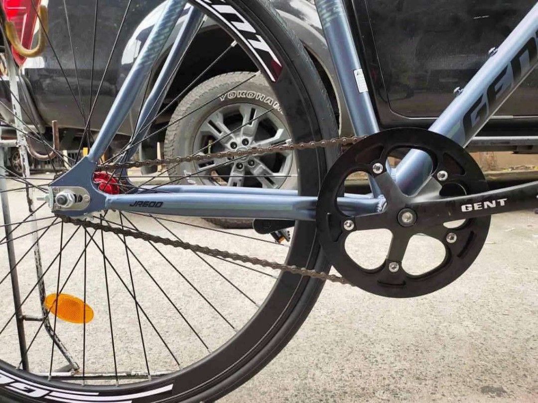 GENT ALLOY FIXIE UPGRADED 700C X 28C (Category: Bicycles) located in Marikina City. Submitted by gemma_00 (Listing ID 1441078848, Image 3). Description: ONHAND‼️GRABE SA SPECS UPGRADED NAAA PERO SA PRESYO PANALO TO👌👌👌 ✔️ALLOY HUBS, CRANK, DROP BAR, SEATPOST, STEM & RIM 😱😍 👉GENT ALLOY FIXIE UPGRADED 700C X 28C ✔️Free Assemble ▪️5,500 only👌 Available color 🚲GRAY 🚲BLUE SPECS:👇👇👇 ▪️Lightweight Alloy Frame ▪️Alloy crank ▪️Alloy Rim ▪️Alloy