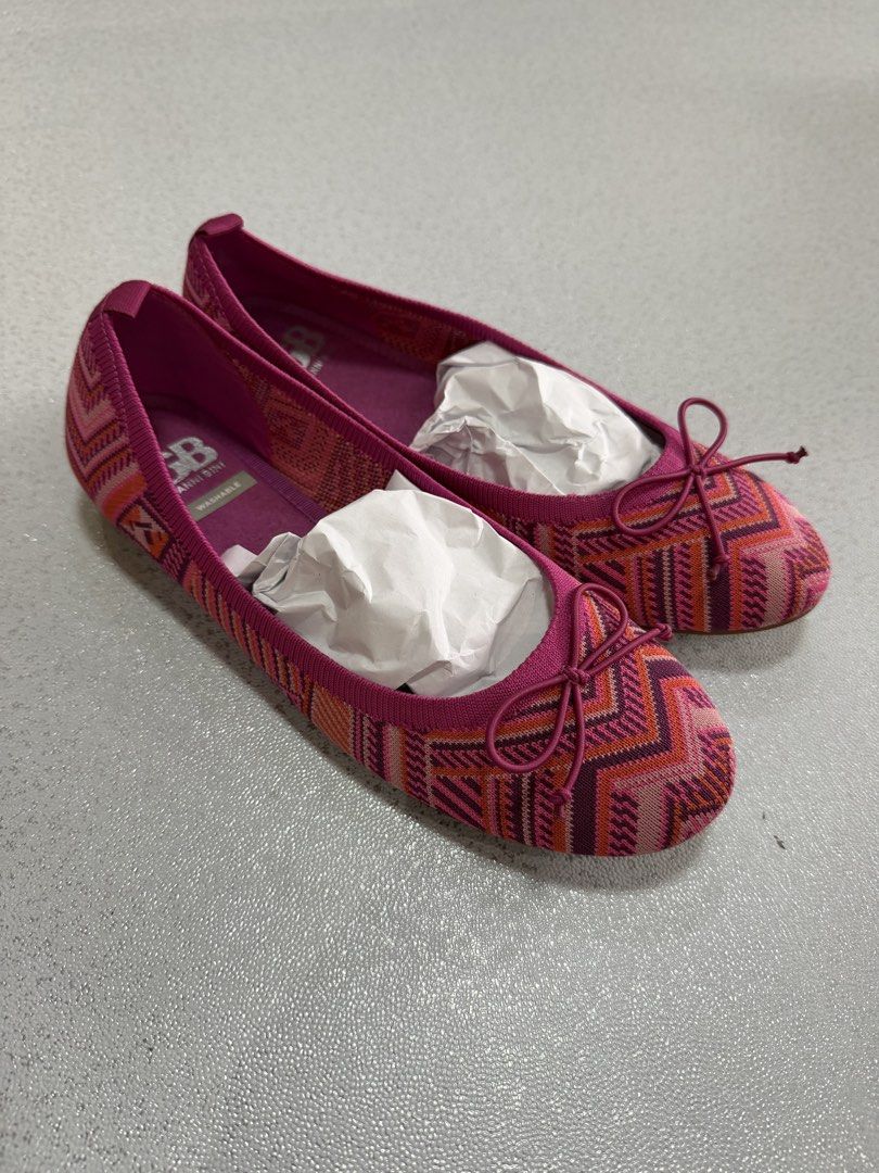 Gianni Bini Washable Stretch Knit Ballet Flats - Vibrant Geometric Pattern (Category: Flats & Sandals) located in Angeles City. Submitted by exate (Listing ID 1441111700, Image 3). Description: [PRELOVED] Authentic Gianni Bini Washable Stretch Knit Ballet Flats – Multicolor Geometric Selling a gorgeous, ultra-comfortable, and pristine pair of authentic Gianni Bini ballet flats. Imported from the US, this pair features a vibrant, eye-catching geom