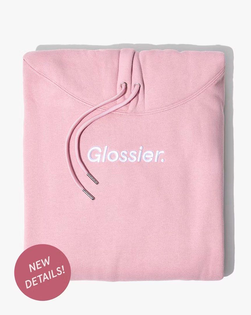 Glossier Pink Embroidered Hoodie (Category: Coats, Jackets and Outerwear) located in Quezon City. Submitted by anamac08 (Listing ID 1441140428, Image 1). Description: AVAILABLE FOR PREORDER. ETA is within 1-2 weeks upon placing an order. Sizes available: XS, S, M, L, XL DESCRIPTION Your forever icon (slightly reimagined). The cozy essential you know and love, refreshed with just the right modern touch. A slightly cropped waistband gives it an eas