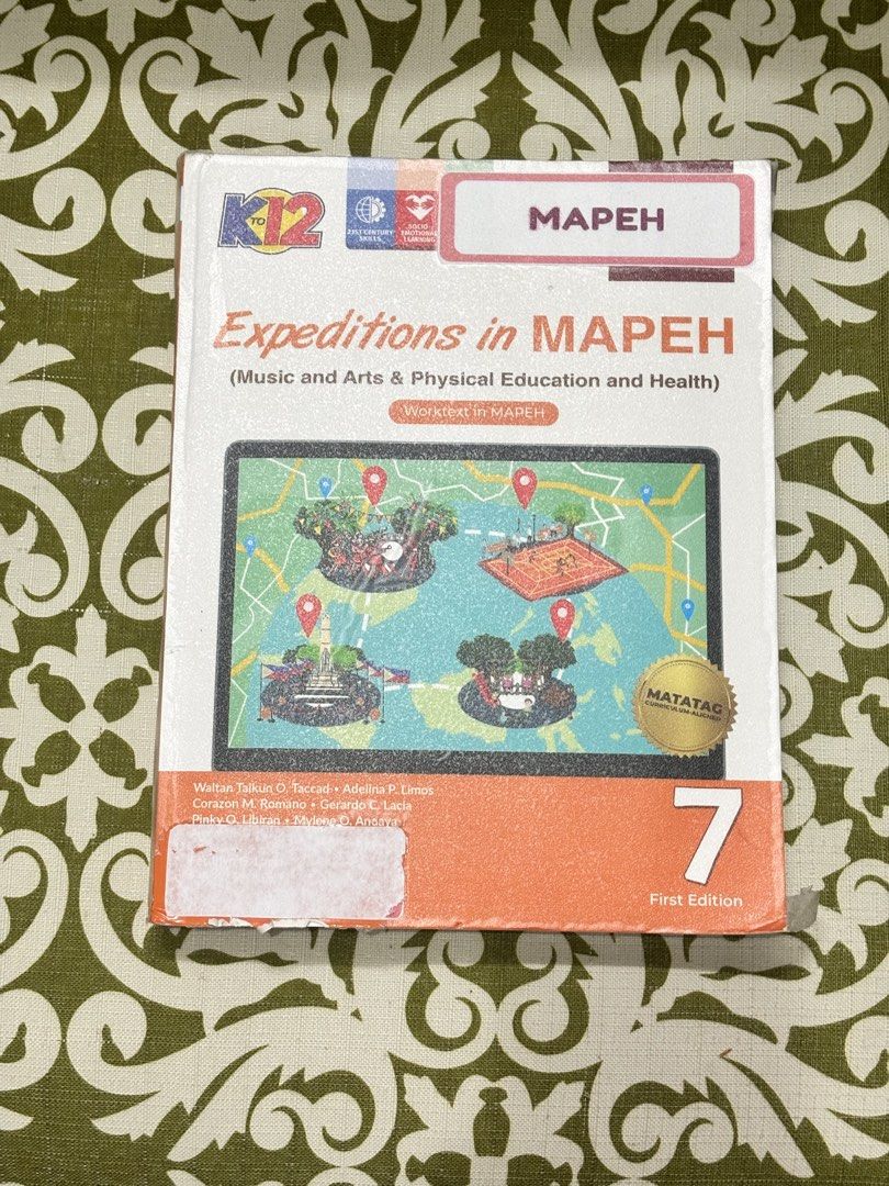 Grade 8 used school textbooks (Category: Textbooks) located in Manila. Submitted by wildbird_4c3ffa (Listing ID 1441078408, Image 3). Description: MODE OF PAYMENT: GCASH ICT Tools Today High School Series: Computers for Digital Learners (Multimedia) Publisher: Phoenix Publishing House Grade 8 Condition: good as new, clean pages, cover clean and perfect Price: ₱300 Expeditions in MAPEH 7 Publisher: Rex Bookstore Edition: First edition, MATATAG cur