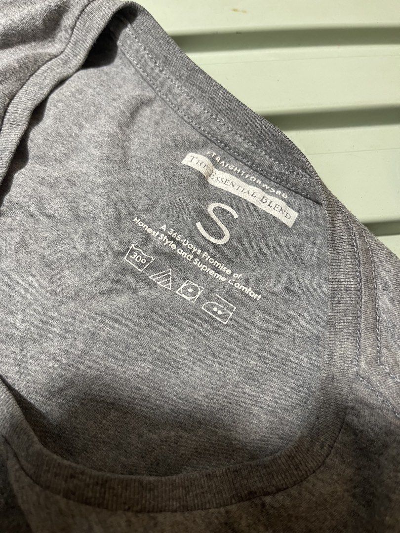 Gray basic top (Category: Shirts) located in Manila. Submitted by krstn.cloud (Listing ID 1441135533, Image 2). Description: Condition: 10/10 Size: S-L.