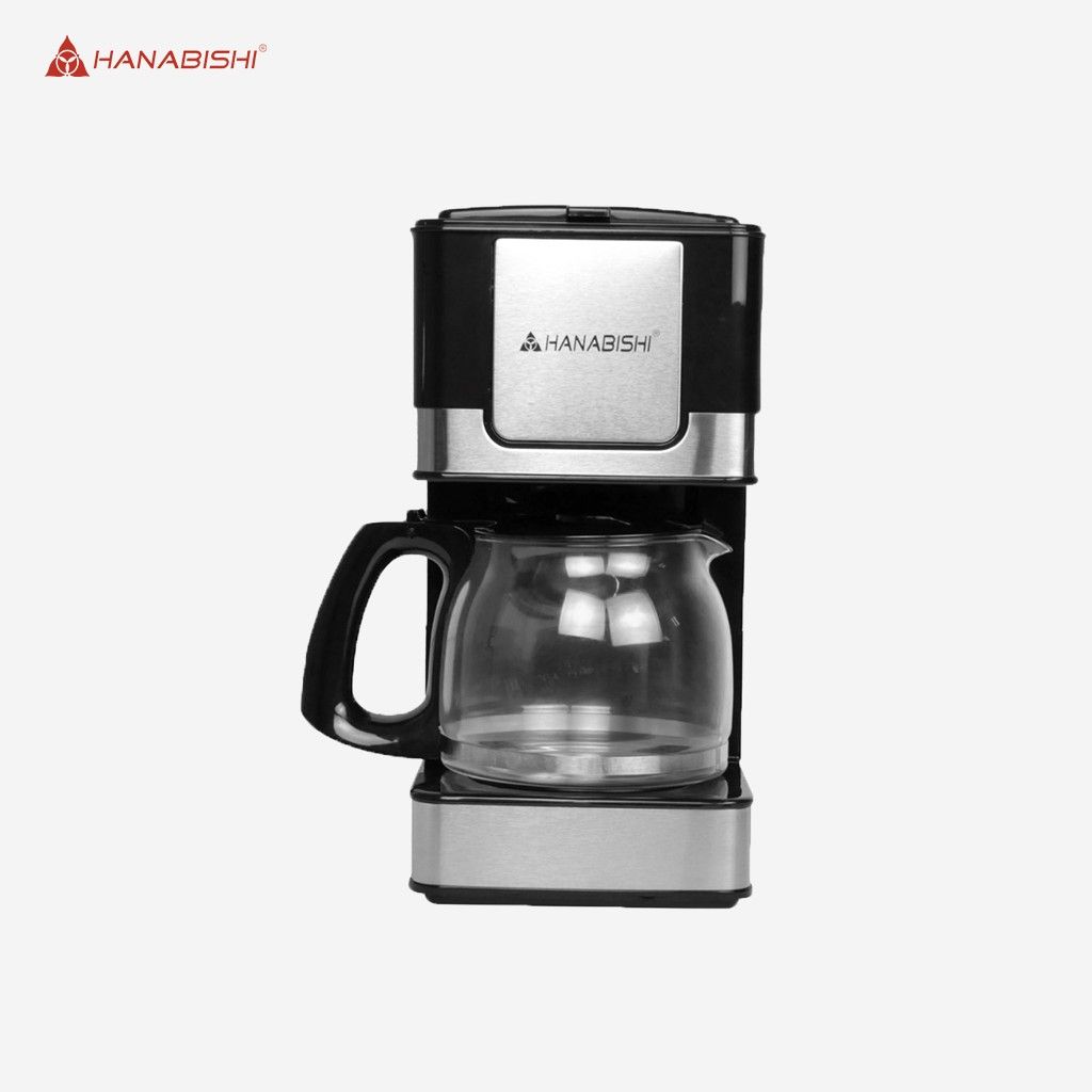 Hanabishi Coffee Maker HCM 15XB (Category: Coffee Machines & Makers) located in Manila. Submitted by biaman (Listing ID 1441131144, Image 3). Description: - Hanabishi Coffee Maker (Model: HCM 15XB) - Brews up to 6 cups of coffee - Convenient water level indicator - Reusable cone-style permanent filter - Illuminated ON/OFF switch for easy operation - Comes with a durable glass carafe and brew basket - Simple and easy to use for your daily coffee n