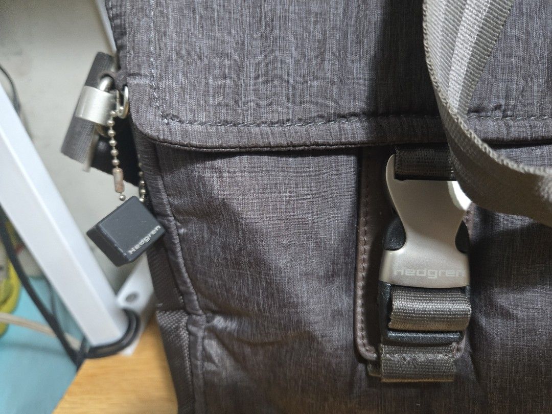 Hedgren Laptop Bag with Sling 15in. (Category: Briefcases) located in Quezon City. Submitted by karlleseshops (Listing ID 1441059242, Image 3). Description: - Condition: slightly used - Double Carry Wrapped Handles and Adjustable Shoulder Strap - Black Cube Hanger - Genuine Black Leather Trims - Zipper Closure - Multiple Zipper and Pocket Compartments for Organization and Stowage - Material Nylon - Dimensions 4.7" X 15.6" X 11.8; all approx. - It
