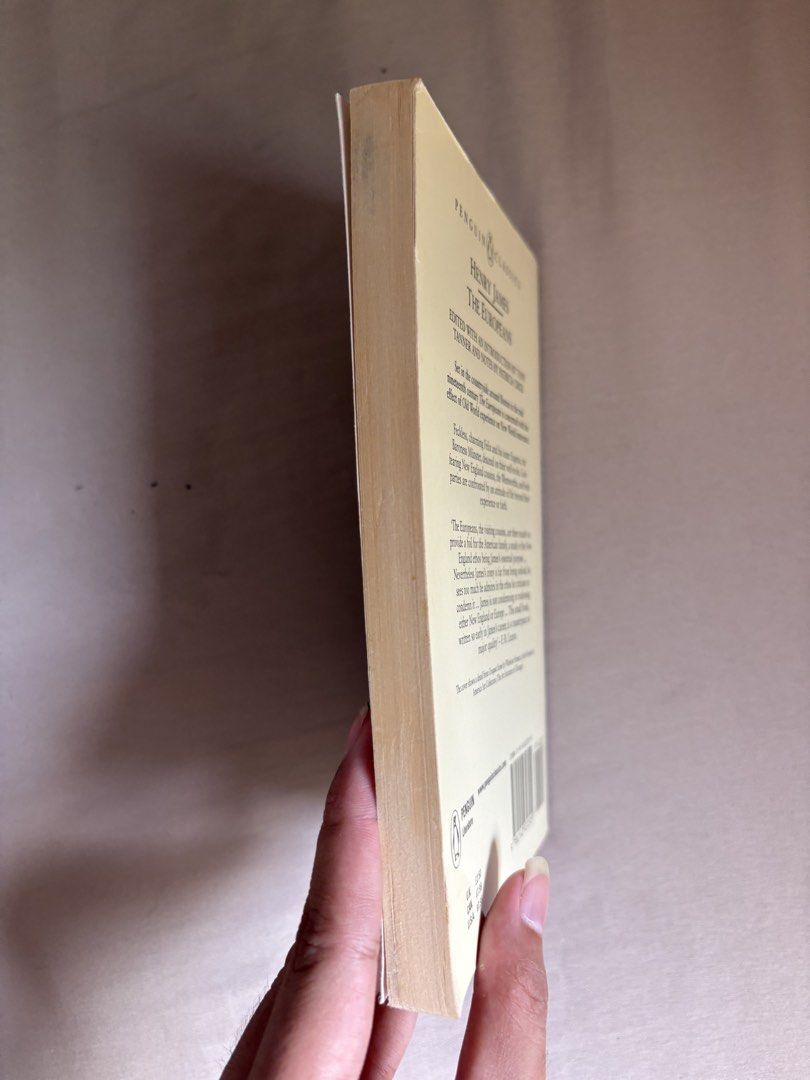 Henry James The Europeans Penguin Classics Paperback (Category: Storybooks) located in Santa Rosa. Submitted by annesclosetgw (Listing ID 1441036637, Image 3). Description: - Penguin Classics edition of 'The Europeans' by Henry James - Paperback format - Shows some wear on the spine and edges - Pages have yellowed with age - A classic novel.