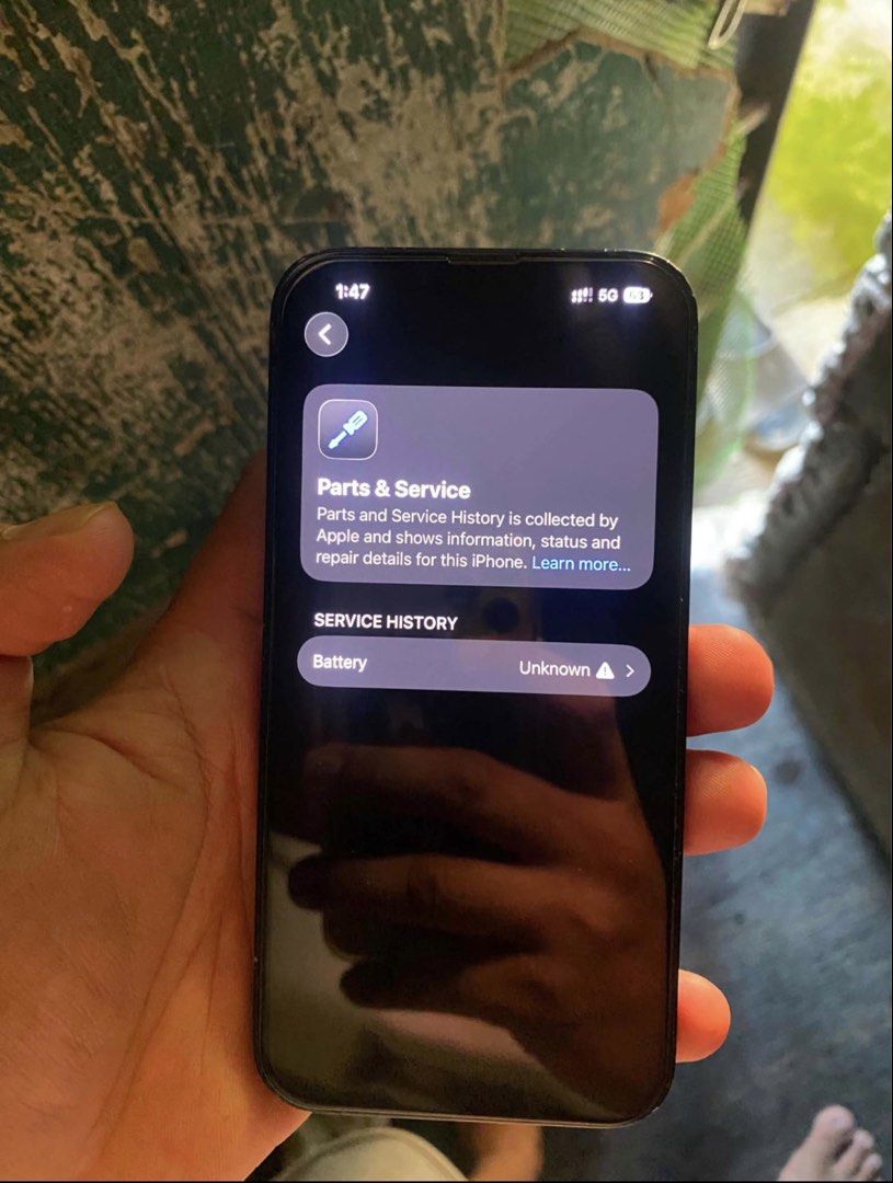 Iphone 13 256gb (Category: iPhone 13 Series) located in Manila. Submitted by swiftmountain-363e (Listing ID 1440959168, Image 2). Description: Iphone 13 256gb 97% batt (change batt) No sim restrictions Face id/ truetone working Working all buttons Unli reset ready 5-6 hrs bago ma lowbat Minimal paint chips issue hindi nag ffocus back cam, front cam all goods, wifi/bluetooth not working. Meet up- Robinson Galeria, Festival Mall alabang .