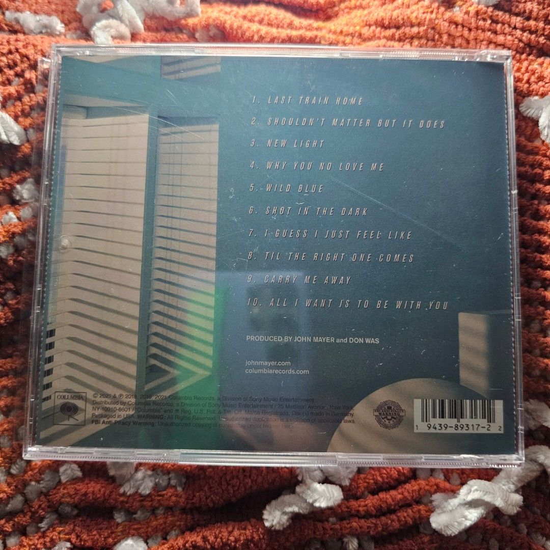 John Mayer - Sob Rock - Mint made in USA Like New - ORIGINAL (Category: CDs & DVDs) located in Quezon City. Submitted by serefrenpaz (Listing ID 1441004727, Image 2). Description: Good Day Buyers! 💖💖💖Here are the PAYMENT payment options 💖💖💖 ✨1. GCash - 09164862096 ✨2. Bank Deposit - BPI, BDO, Unionbank, Landbank, Palawan, Cebuana ✨3. Paypal for international buyers 💕💕💕Meet Up Options💕💕💕 ✨1. McDo Kamias Quezon City ✨2. Jolibee Anonas K