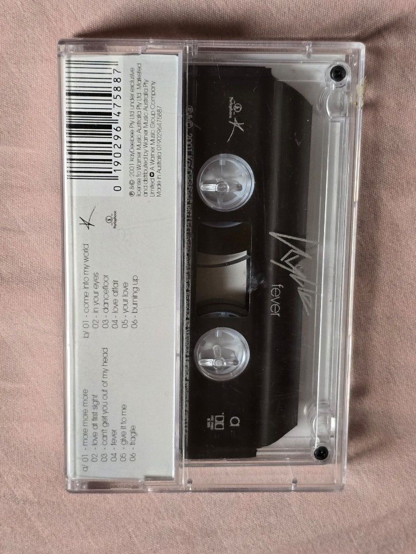 Kylie Minogue FEVER cassette (Category: CDs & DVDs) located in Katipunan. Submitted by fhebnadela (Listing ID 1441038128, Image 2). Description: .