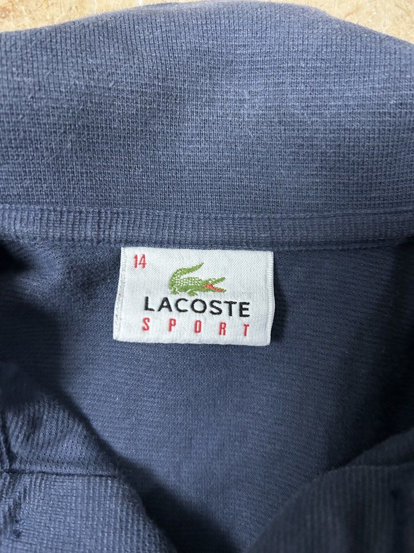 Lacoste Sport Polo Shirt (Category: Tshirts & Polo Shirts ) located in Rizal. Submitted by b_nssss (Listing ID 1441083330, Image 2). Description: Authentic Lacoste Sport polo shirt - Size: 14 (21x16in) can send more pics if ever for legit checking .