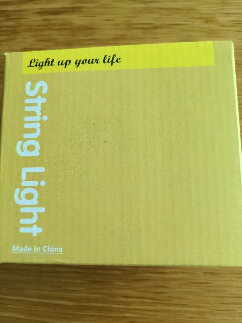LED string lights (Category: Lighting) located in Singapore. Submitted by vdt2024 (Listing ID 1440995676, Image 1). Description: new in box, not sure how long it is, I think about 10m. two strings in the box..