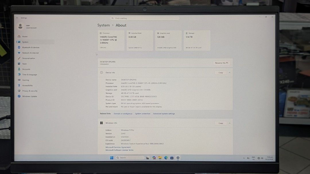 Lenovo All-in-One Computer469414228305520641