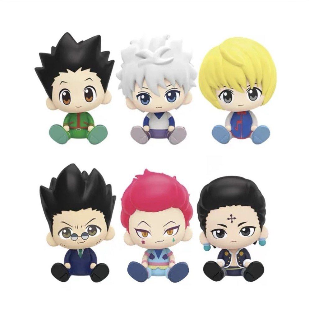 ‼️LF KA-SPLIT‼️ Hunter x Hunter Nullset sitting figures (Category: Figurines & Statues) located in Cabanatuan. Submitted by Devil_May_Cheese (Listing ID 1441145633, Image 1). Description: 💜 Hunter x Hunter Nullset Sitting Figures 💜 Price: ₱380 each (ISF included) 💜 ETA: TBA (Currently waiting for seller’s response) 💜 Can order up to 2 sets 💜 Takers: (Batch 1) 🎣 Gon - 🍫 Killua - TAKEN ⛓️ Kurapika - 🕶️ Leorio - Me 🃏 Hisoka - 🕷️ Chrollo - 