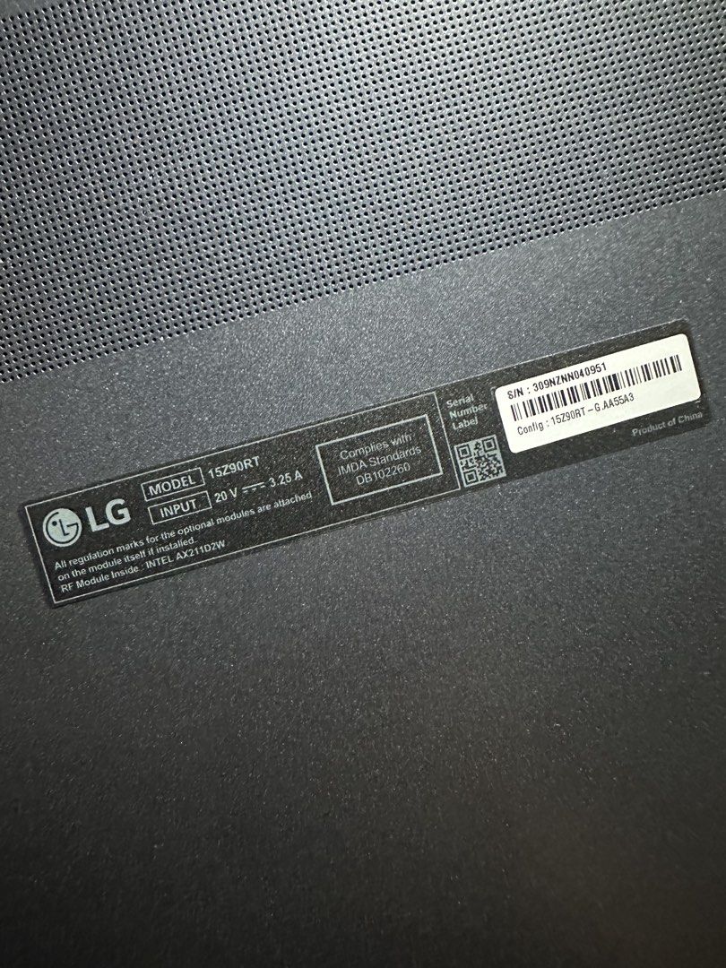 LG Gram 15Z90RT Laptop469018497632194563