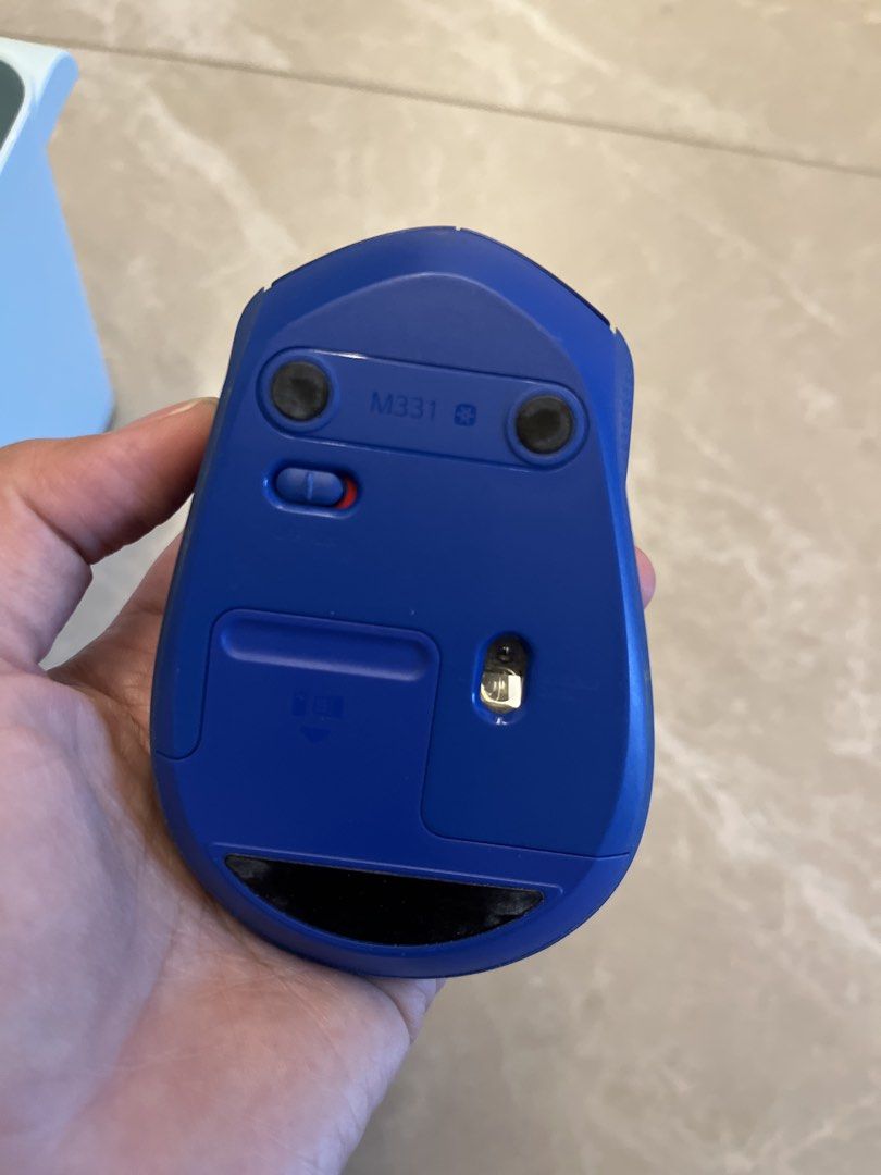 Logitech M331 Silent Plus Wireless Mouse Blue469268356976486401