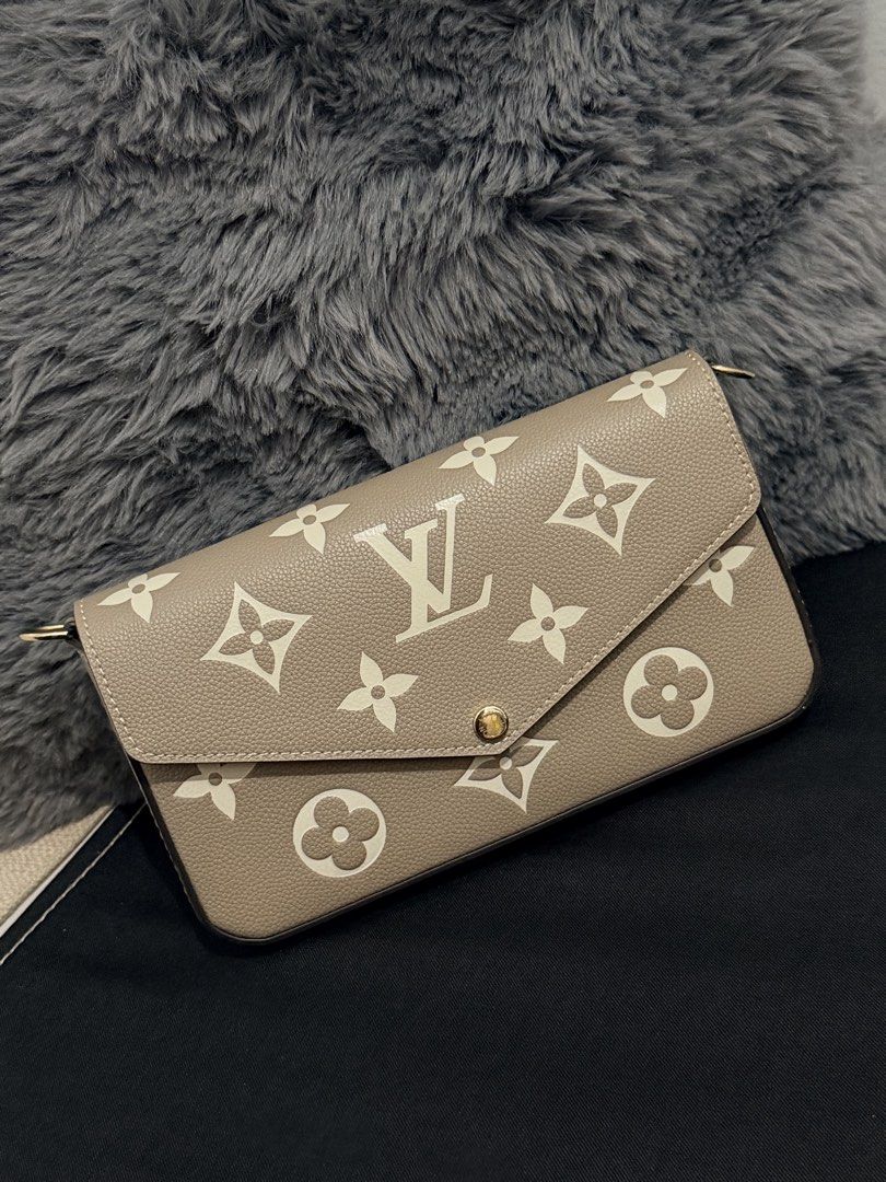 LV Felicie (Category: Luxury Bags & Wallets) located in Cavite. Submitted by zoegulf (Listing ID 1441074904, Image 1). Description: Complete inclusions: Box Dust Bag Card Holder Pouch.