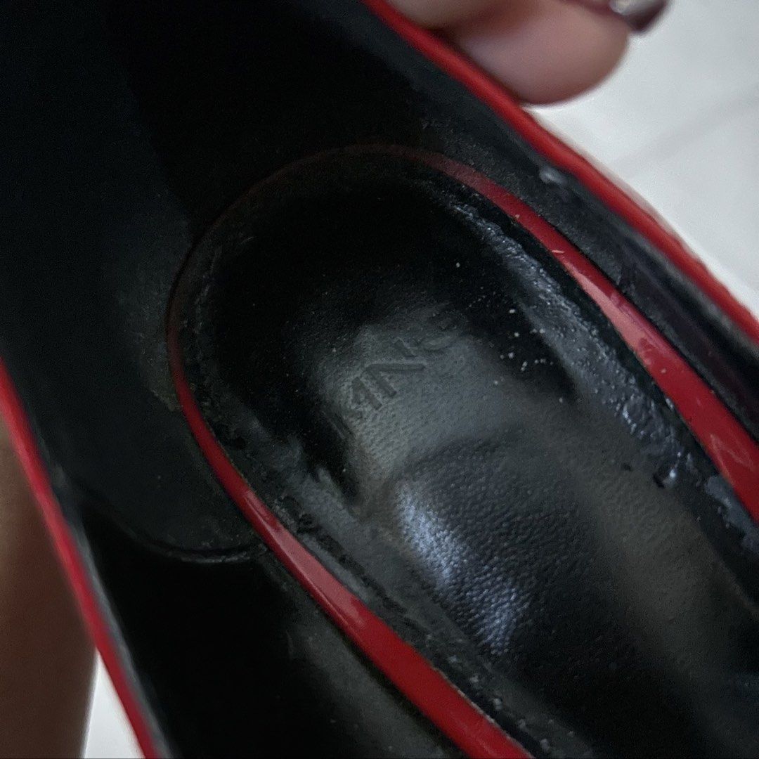 Mango Mary Janes in Red 37 (Category: Heels) located in Batangas. Submitted by shop.bersato (Listing ID 1441009527, Image 3). Description: These Mary Janes shoes are such classics. Please be informed that these have scruffs ( common for patent leather ) but unnoticeable while in use. Selling really low bcoz of the scruffs but the hardware in this are really strong. Scruffs are removable but don’t have time to clean so just opt to selling. Srp aro