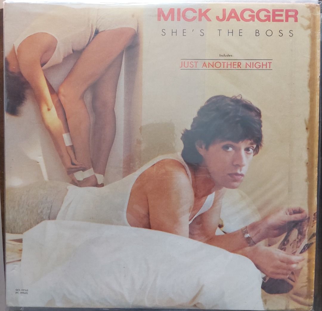 Mick Jagger She's The Boss Vinyl Record (Category: Vinyls) located in Manila. Submitted by alex.alex9 (Listing ID 1440952029, Image 1). Description: - Mick Jagger's 'She's The Boss' vinyl record - Includes the hit song "Just Another Night" - A classic album from the 1980s - Excellent addition to any music collection - Tracklist available on the back cover.