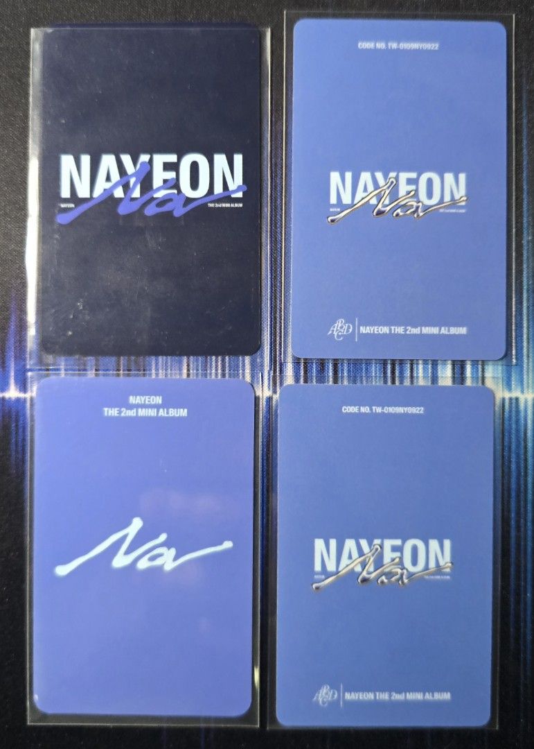 Nayeon The 2nd Mini Album Photocards (Category: K-Wave Merchandise) located in Manila. Submitted by homespunmerch (Listing ID 1441034346, Image 2). Description: Official TWICE Nayeon NA 2nd Album photocards Includes: Prices in photo JYP shop md pob Withmuu pob Music korea Condition: Official Double-Sleeved after pull/purchase Good condition Amateur Collector, please manage expectations as these are not brand new. 📌 BUYER PRIORITY POLICY (Please 