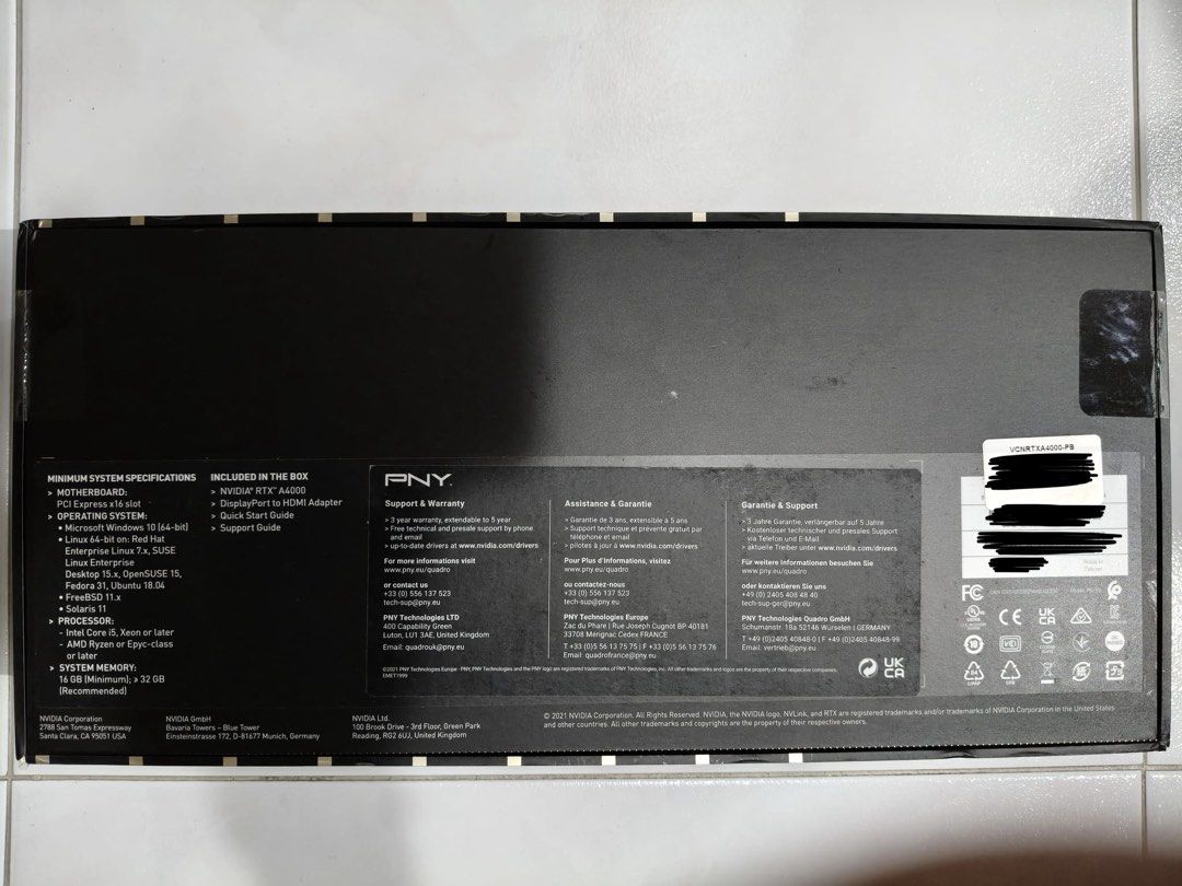 NVIDIA RTX A4000 Graphics Card469650342623334401