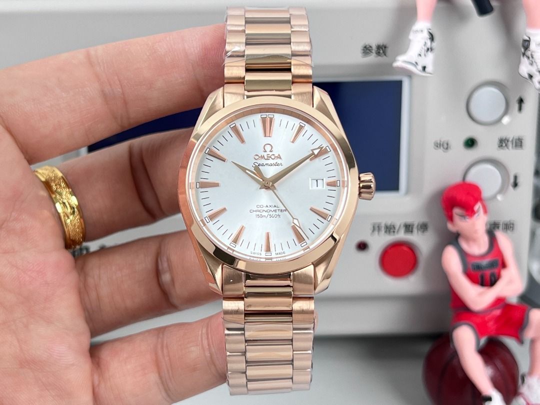 Omega Seamaster Aqua Terra Rose Gold Automatic Watch (Category: Men's Watches) located in Paranaque City. Submitted by marygonzal31237 (Listing ID 1441025665, Image 2). Description: .